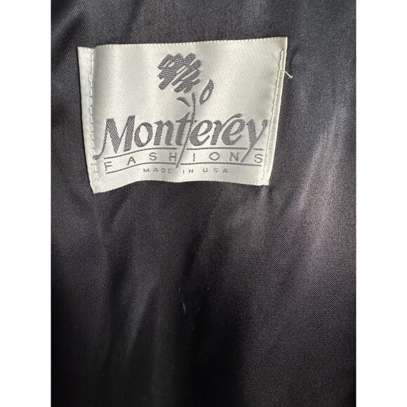 Vintage Monterey Fashions Full Length Chocolate Faux Fur Coat 3 XL  Made In USA - Picture 3 of 11